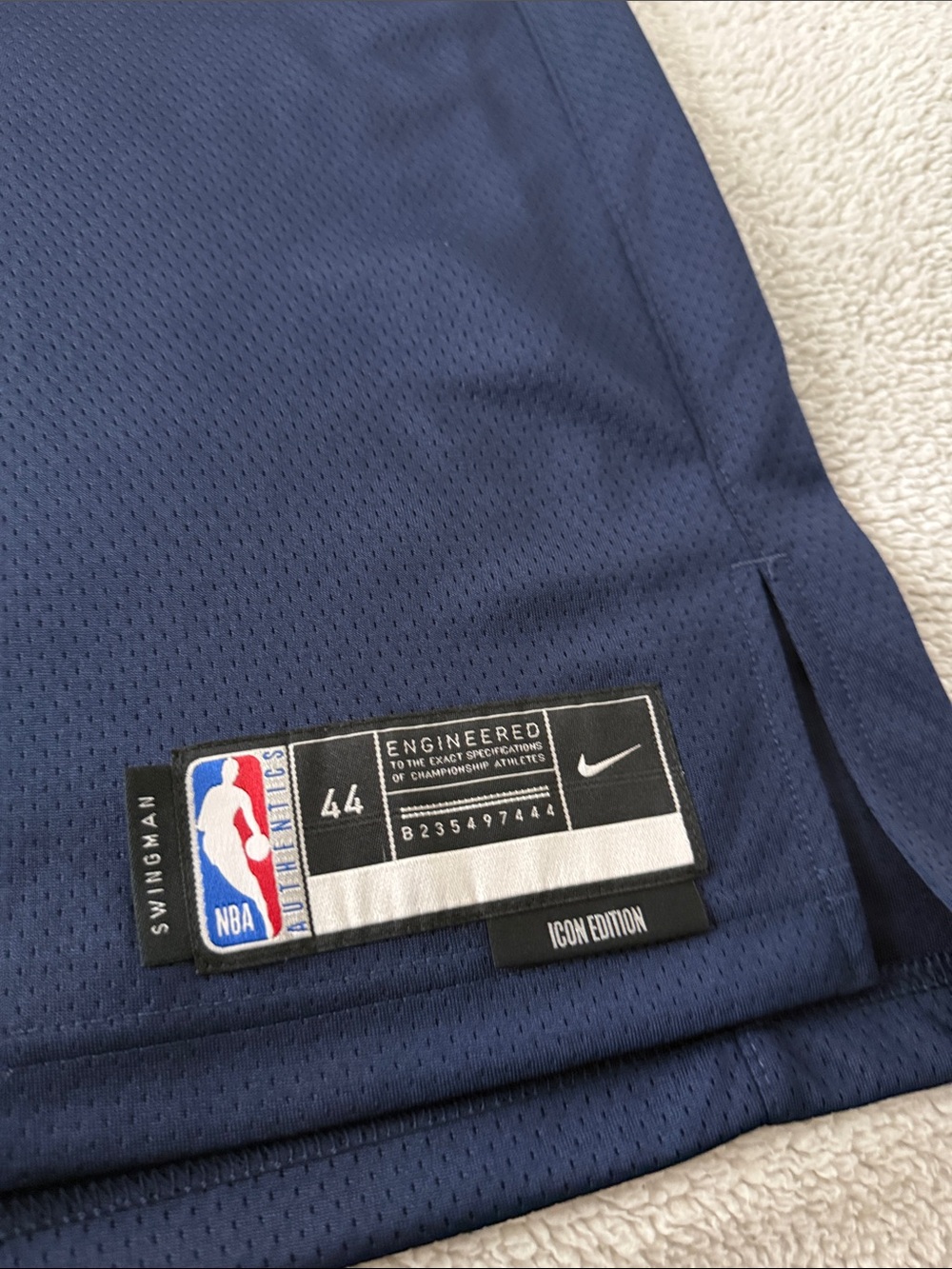 Minnesota Timberwolves #5 Anthony Edwards NBA Icon Edition Nike Swingman Jersey - Picture 6 of 9